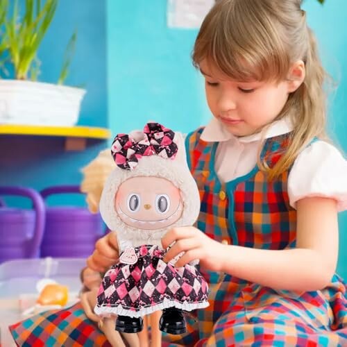 JAWUZ 17 cm Kleding voor Labubu